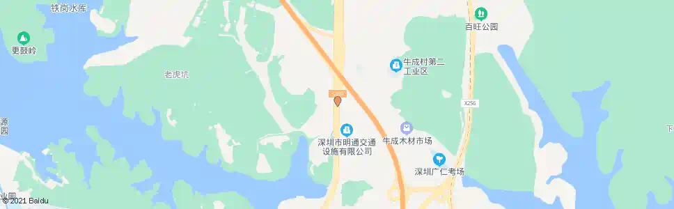 深圳牛城村_公交站地图_深圳公交_妙搜公交查询2025