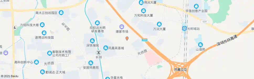 深圳塘家第一工业区_公交站地图_深圳公交_妙搜公交查询2025