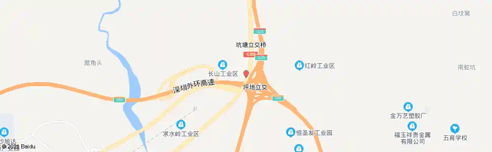 深圳坪地汇源工业区_公交站地图_深圳公交_妙搜公交查询2025