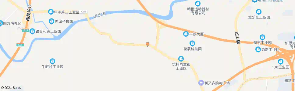 深圳吓陂村路口_公交站地图_深圳公交_妙搜公交查询2025