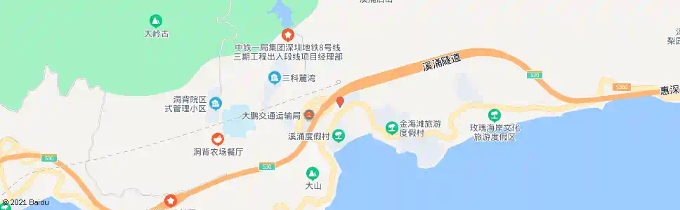 深圳溪涌小学_公交站地图_深圳公交_妙搜公交查询2025