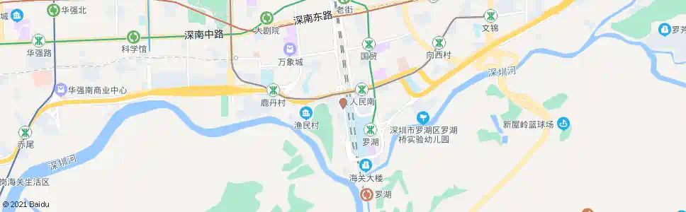 深圳渔民村总站_公交站地图_深圳公交_妙搜公交查询2025