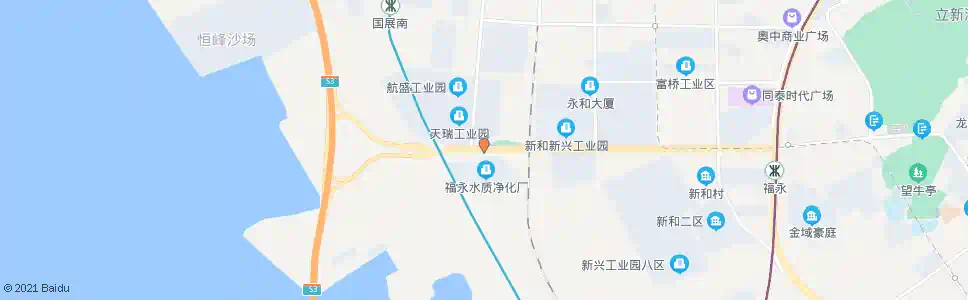 深圳福永扣车场_公交站地图_深圳公交_妙搜公交查询2025