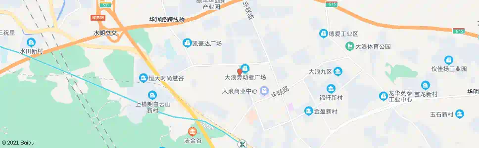 深圳大浪工商所_公交站地图_深圳公交_妙搜公交查询2025