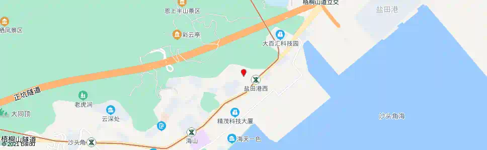 深圳盐田区党校_公交站地图_深圳公交_妙搜公交查询2025