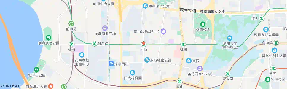 深圳南头1_公交站地图_深圳公交_妙搜公交查询2025