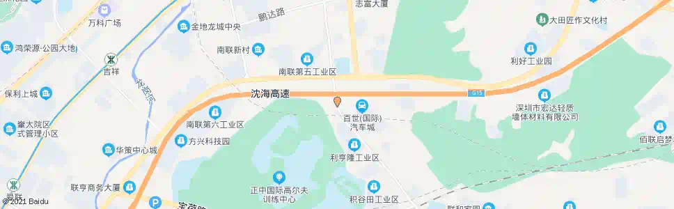 深圳南联水口村_公交站地图_深圳公交_妙搜公交查询2025