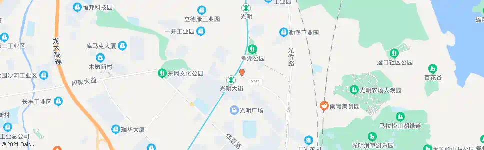 深圳光明中心_公交站地图_深圳公交_妙搜公交查询2025