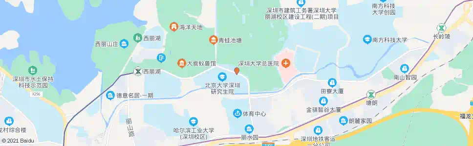 深圳春园路口_公交站地图_深圳公交_妙搜公交查询2025