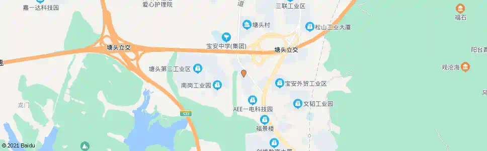 深圳塘头又一村_公交站地图_深圳公交_妙搜公交查询2025