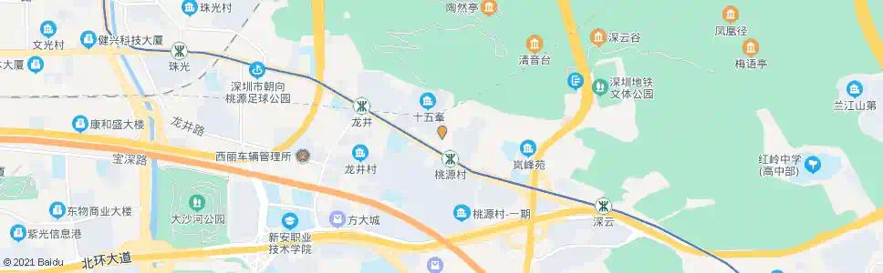 深圳水木华庭_公交站地图_深圳公交_妙搜公交查询2025