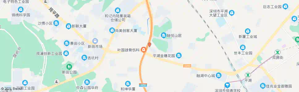 深圳平湖辅城拗总站_公交站地图_深圳公交_妙搜公交查询2025