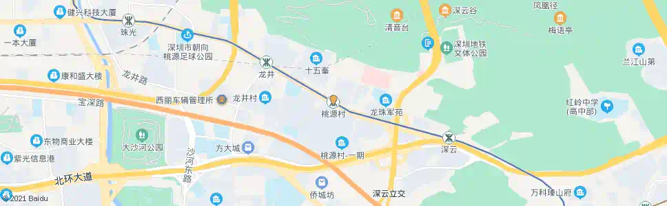 深圳桃源村站_公交站地图_深圳公交_妙搜公交查询2025