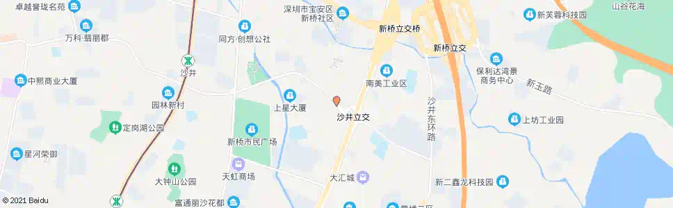 深圳新沙桥头_公交站地图_深圳公交_妙搜公交查询2025