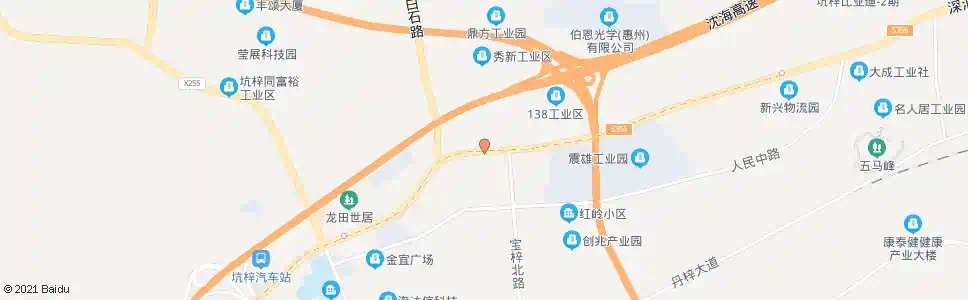 深圳新桥围村工业区_公交站地图_深圳公交_妙搜公交查询2025