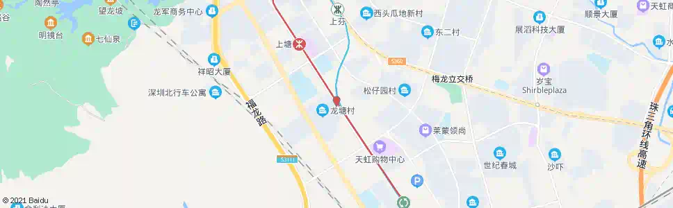 深圳龙塘新村_公交站地图_深圳公交_妙搜公交查询2025