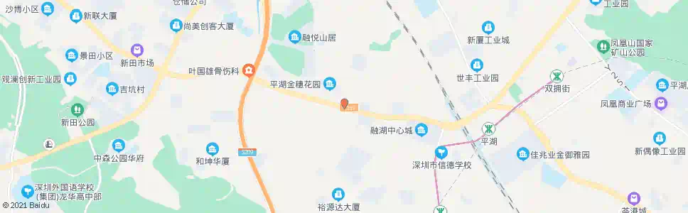 深圳隆平路口_公交站地图_深圳公交_妙搜公交查询2025