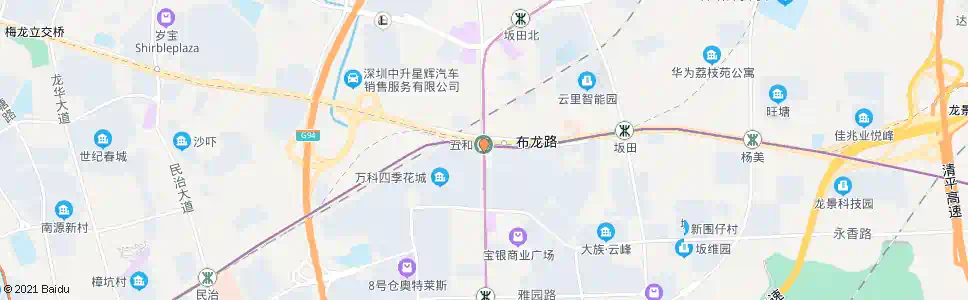 深圳五和地铁站_公交站地图_深圳公交_妙搜公交查询2025