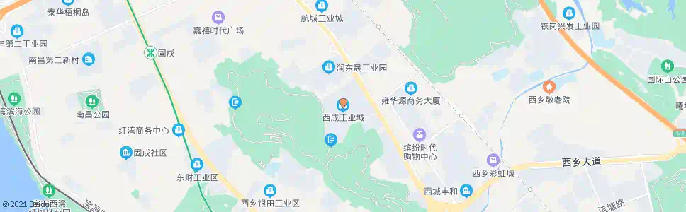 深圳西成工业区_公交站地图_深圳公交_妙搜公交查询2025