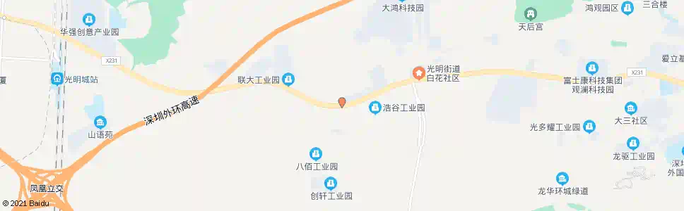 深圳展辰涂料_公交站地图_深圳公交_妙搜公交查询2025