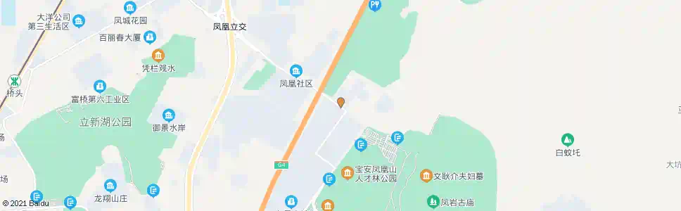 深圳凤凰台湾街_公交站地图_深圳公交_妙搜公交查询2025