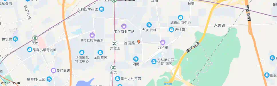 深圳坂田手造文化街_公交站地图_深圳公交_妙搜公交查询2025
