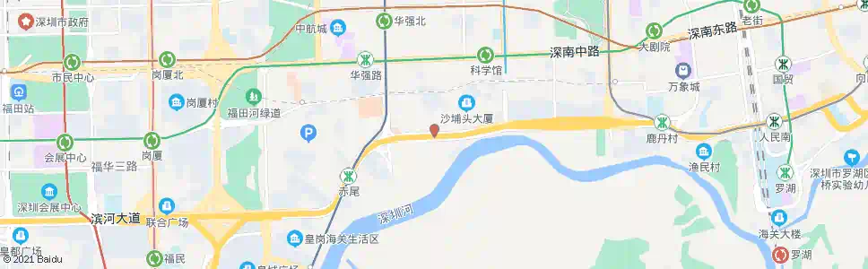 深圳上步中学2_公交站地图_深圳公交_妙搜公交查询2025