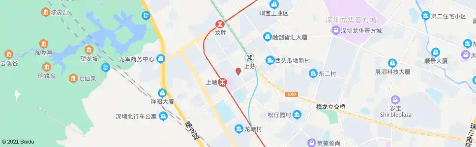 深圳简上路口北_公交站地图_深圳公交_妙搜公交查询2025
