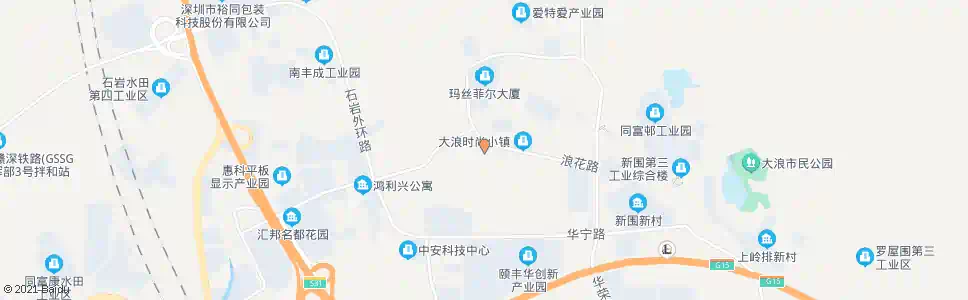 深圳时尚创意城_公交站地图_深圳公交_妙搜公交查询2025
