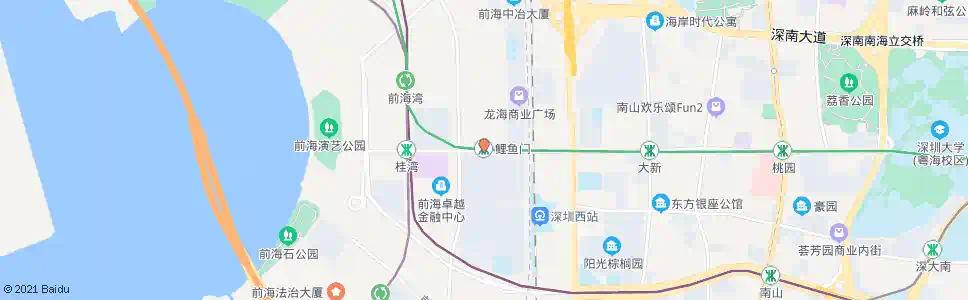 深圳鲤鱼门地铁站_公交站地图_深圳公交_妙搜公交查询2025