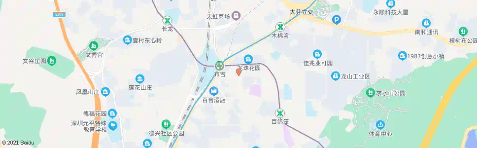 深圳龙珠花园后门_公交站地图_深圳公交_妙搜公交查询2025