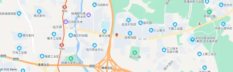 深圳大和工业区_公交站地图_深圳公交_妙搜公交查询2025