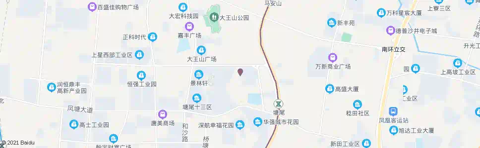 深圳塘尾十一区_公交站地图_深圳公交_妙搜公交查询2025