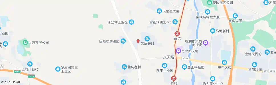 深圳新村后门_公交站地图_深圳公交_妙搜公交查询2025