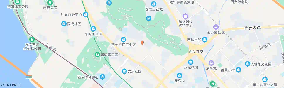 深圳西乡路口1_公交站地图_深圳公交_妙搜公交查询2025
