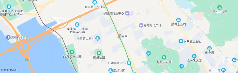 深圳固戍地铁站_公交站地图_深圳公交_妙搜公交查询2025