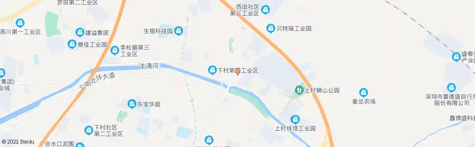 深圳西田村_公交站地图_深圳公交_妙搜公交查询2025