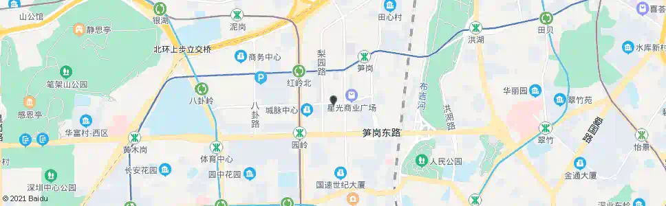 深圳笋岗工艺城_公交站地图_深圳公交_妙搜公交查询2025