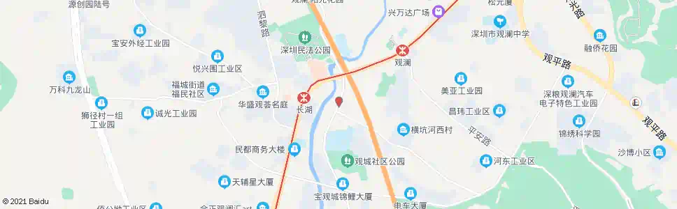 深圳荷叶榕市场_公交站地图_深圳公交_妙搜公交查询2025