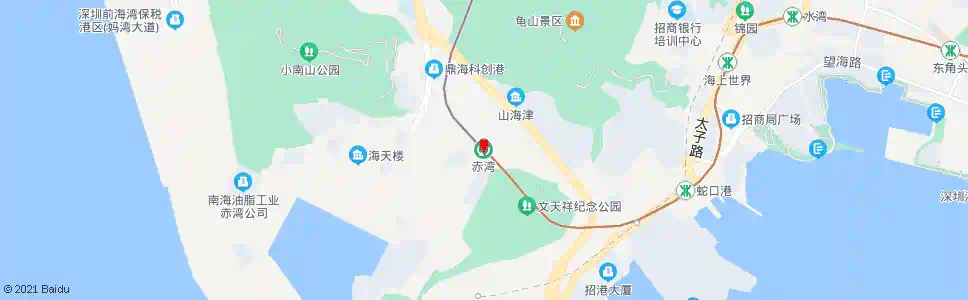 深圳赤湾站_公交站地图_深圳公交_妙搜公交查询2025
