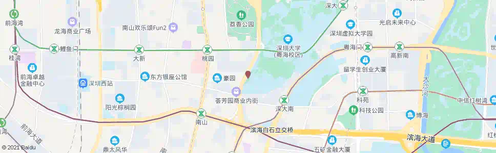 深圳深大西门_公交站地图_深圳公交_妙搜公交查询2025