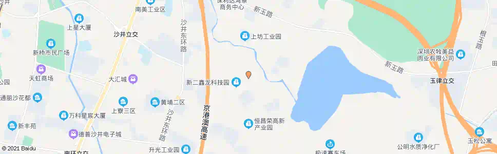 深圳庄村市场_公交站地图_深圳公交_妙搜公交查询2025