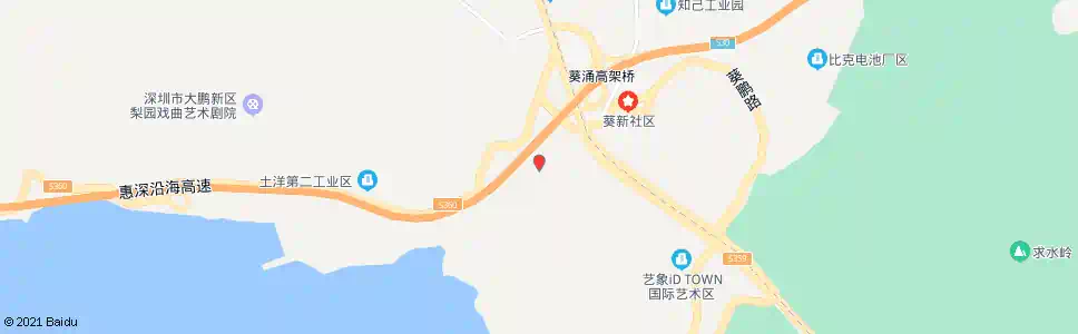 深圳葵涌古观_公交站地图_深圳公交_妙搜公交查询2025
