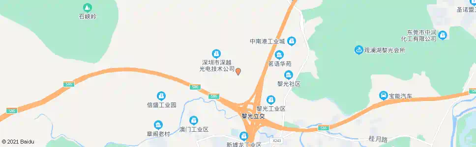 深圳黎光工业区_公交站地图_深圳公交_妙搜公交查询2025