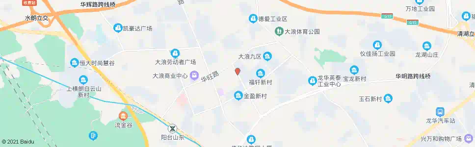 深圳华富工业园_公交站地图_深圳公交_妙搜公交查询2025
