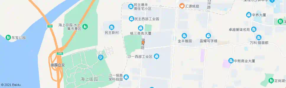 深圳蚝二西海岸_公交站地图_深圳公交_妙搜公交查询2025