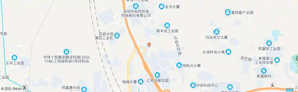 深圳马山头市场_公交站地图_深圳公交_妙搜公交查询2025