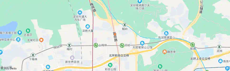 深圳福田党校2_公交站地图_深圳公交_妙搜公交查询2025