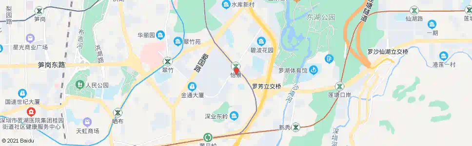 深圳峰景台1_公交站地图_深圳公交_妙搜公交查询2025