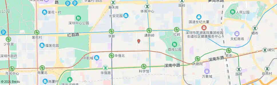 深圳建艺大厦1_公交站地图_深圳公交_妙搜公交查询2025